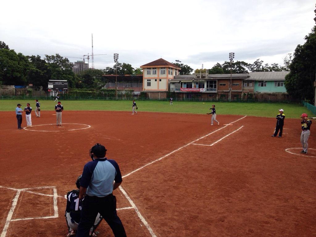 Pertandingan pagi ini kita punya <a href="/UnisbaUBS/">UNISBA Base/Softball</a> (PA) VS <a href="/ukmSOFTBALL_upi/">ukmSOFTBALL_upi</a> (PA)!