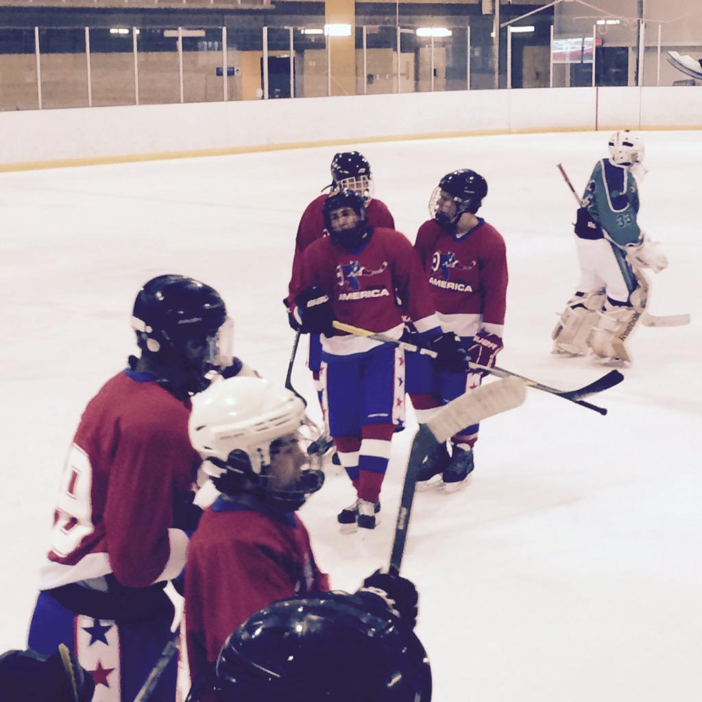 HillsHockeyDev's tweet photo. #Hockey #SummerHockey #TeamAmerica #BauerChallenge #USAhockey Pics From Fri 4/24/15 #Canada #GailCenter #SeymourArena http://t.co/1GKGZ6k6CZ