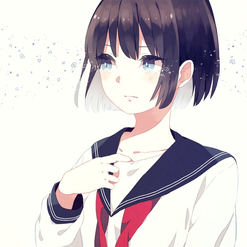 tamamoebot's tweet photo. [Moe bot][#18261] Tears of loneliness [#original] http://t.co/AFizQ2xOLi