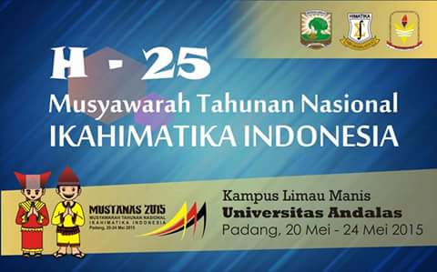 MUSTANAS_2015's tweet photo. Ayo tinggal 25 hari lagi IKAHIMATIKA INDONESIA @himatikayogya @Himatikauntirta @himatikauntad @himatikaprbanas http://t.co/Sh3iwPhPcF