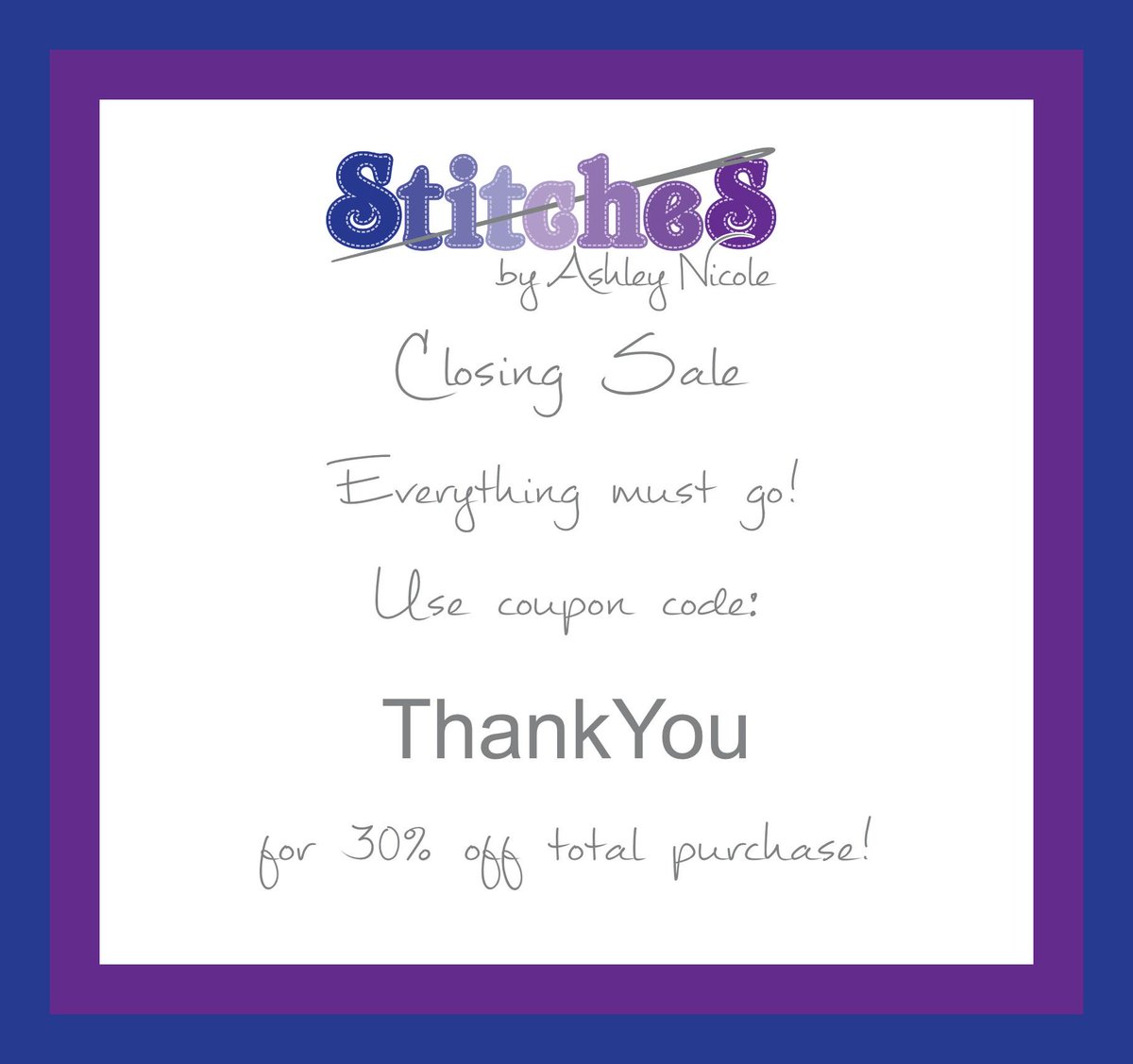 StitchByAshNic's tweet photo. Hopefully this is only temporary. http://t.co/4gghARFT8U