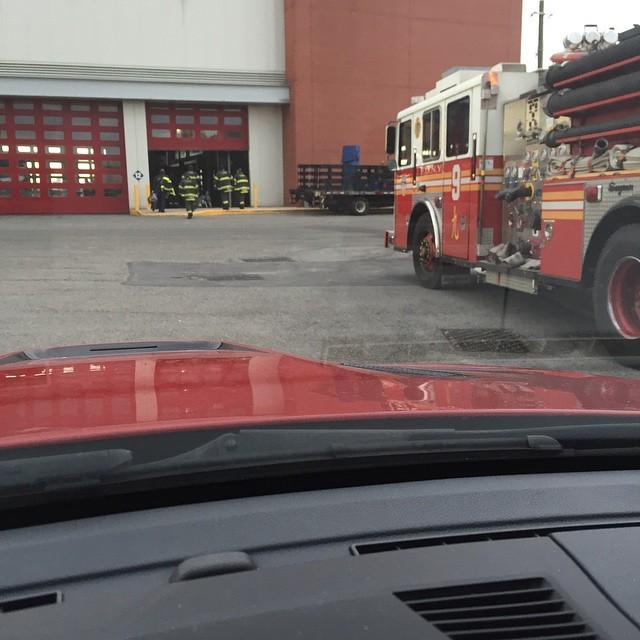 AFireStation's tweet image. Found this cool photo, not mine Time to go home.  #fdny #emergencycrew #emergencyvehicles #firetruck #firefighter #…