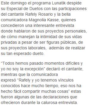 Al Fin Mis Dos Amores @rafelyrosario Y <a href="/magnoliakasse/">MagnoliaKasse</a> Dierón A Conocer Su Relación , Yo Sospechaba Algo . 😘😘😉