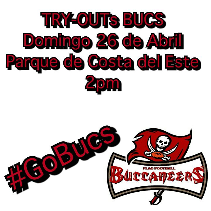 Y seguimos con los Tryouts, Las esperamos este domingo 26 de abril <a href="/nfflpty/">NFFLPTY</a> #Gobucs #BarcoPirata