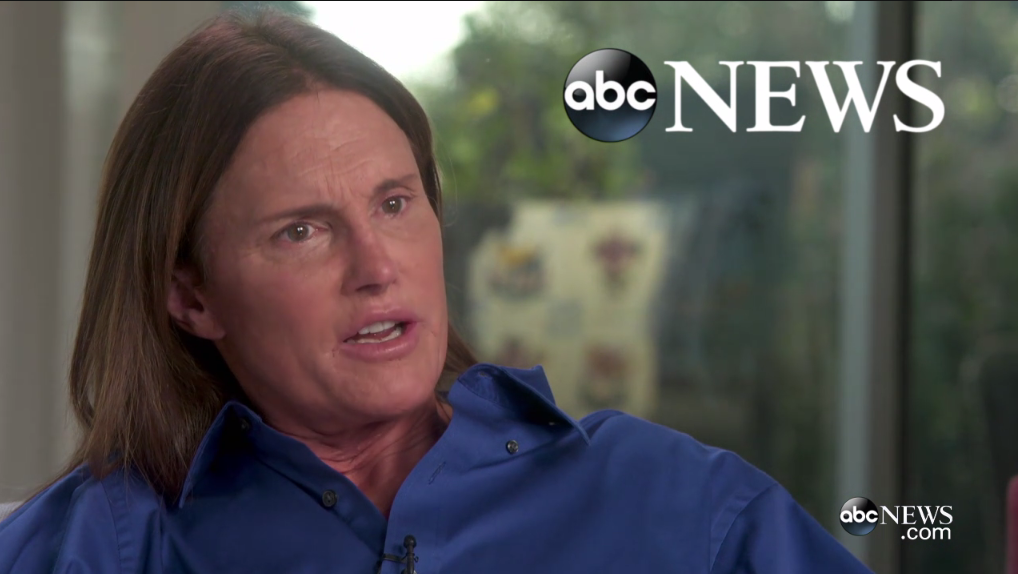 GMA's tweet photo. WATCH: Bruce Jenner to @DianeSawyer: "I'm a woman" - http://t.co/nAcJ0zBLci #BruceJennerABC http://t.co/QXaYkV4xUn