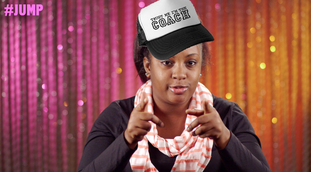 TFactoryMedia's tweet photo. .@yannah_woods has her coach hat on! #FLDD #JUMP http://t.co/aBJ5ZDGvxc
