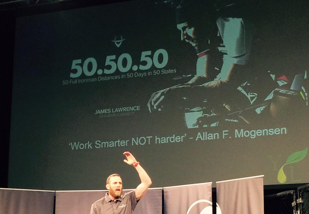 youngliving's tweet photo. Brand Ambassador James Lawrence takes the stage as a keynote at Fitcon Utah. http://t.co/UgL6L0A5Vk