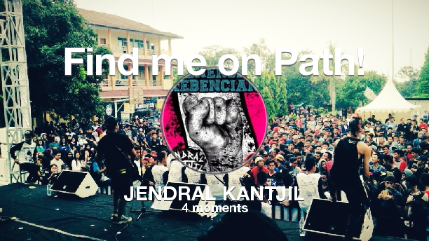 JENDRALKANTJIL's tweet image. Find me on #Path now! Go to: path.com! #thepersonalnetwork