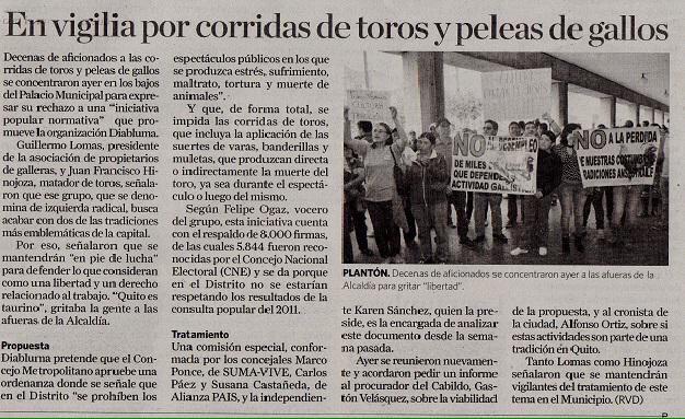 uneteEC's tweet photo. #QuitoConToros #QuitoconGallos #QuitoEcuestre @MauricioRodasEC @Karen355anchez @CarlosPaezPerez @danychaconarias http://t.co/618LtUG19m