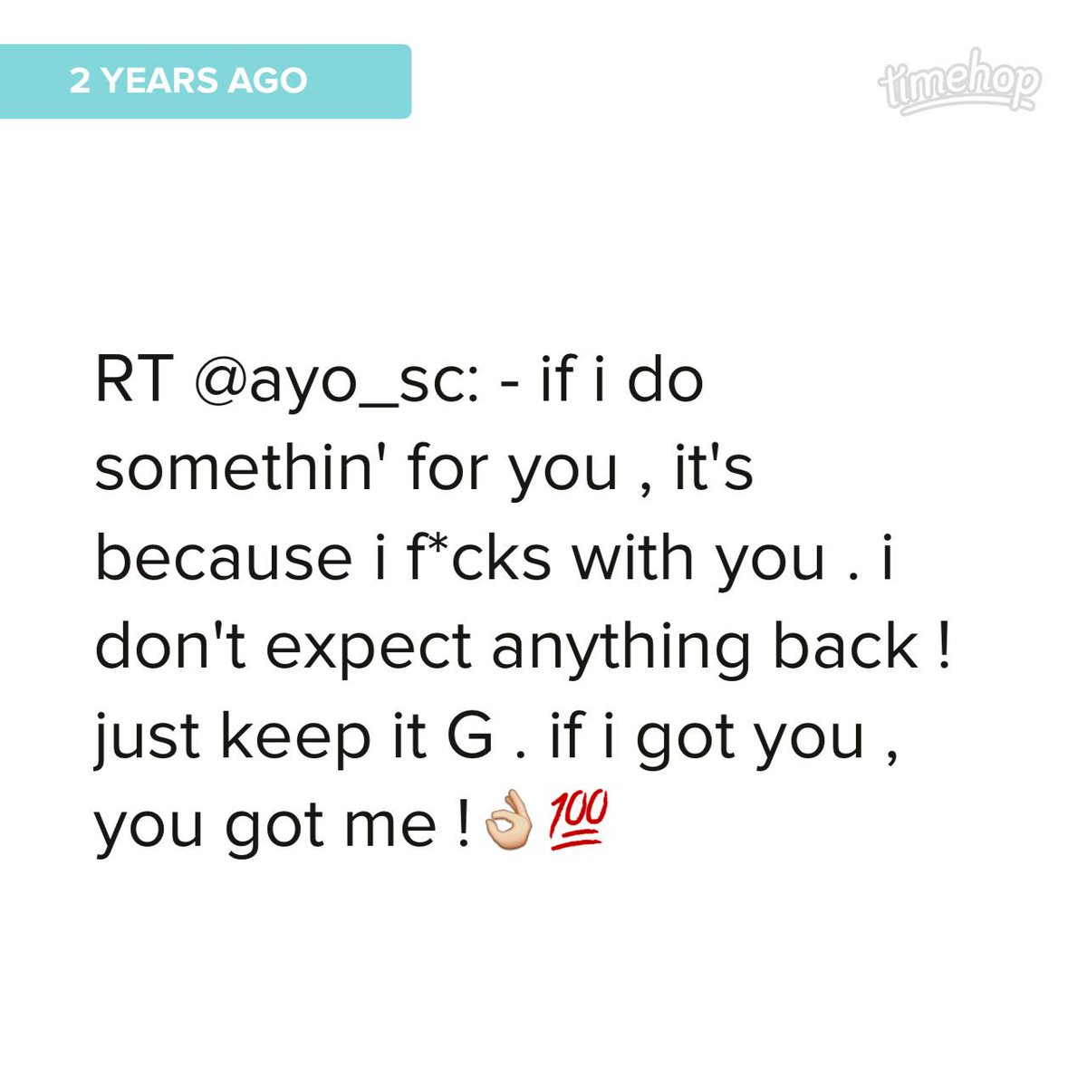 dayow7's tweet photo. Look at what was in my @timehop! @ayo_sc http://t.co/prrf5mUY5t http://t.co/yWiB1ILUB6