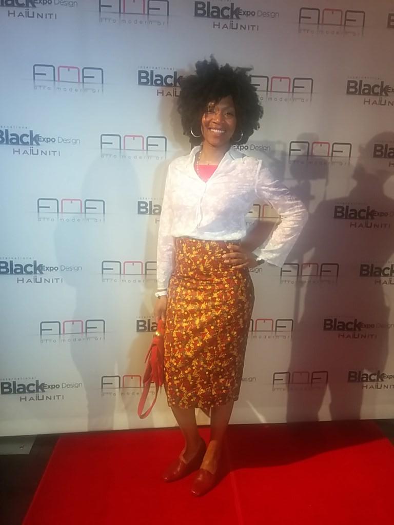 AMADesignMtl's tweet photo. On sort nos plus belles tenues pour le #BlackExpoDesign. Colorful style. #Fashion #Montreal #Haiti #OOTN http://t.co/N1PHfV9YYd