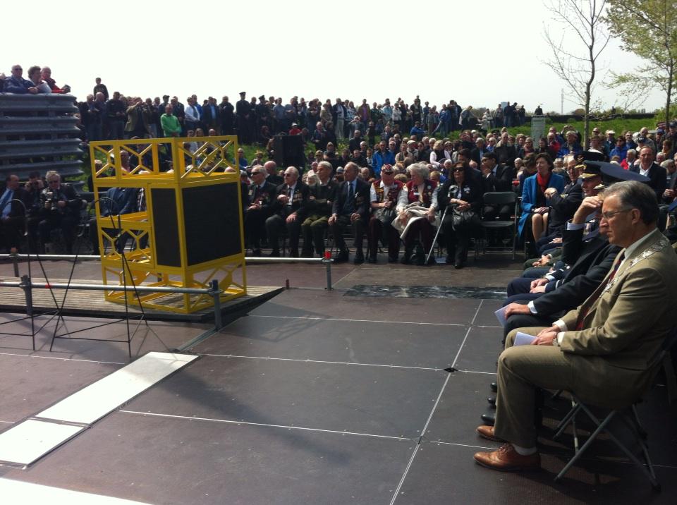 #OpManna veterans sit as 'honoured guests' in VIP area. There'll not be dry eye when #Thumper arrives #BBMF