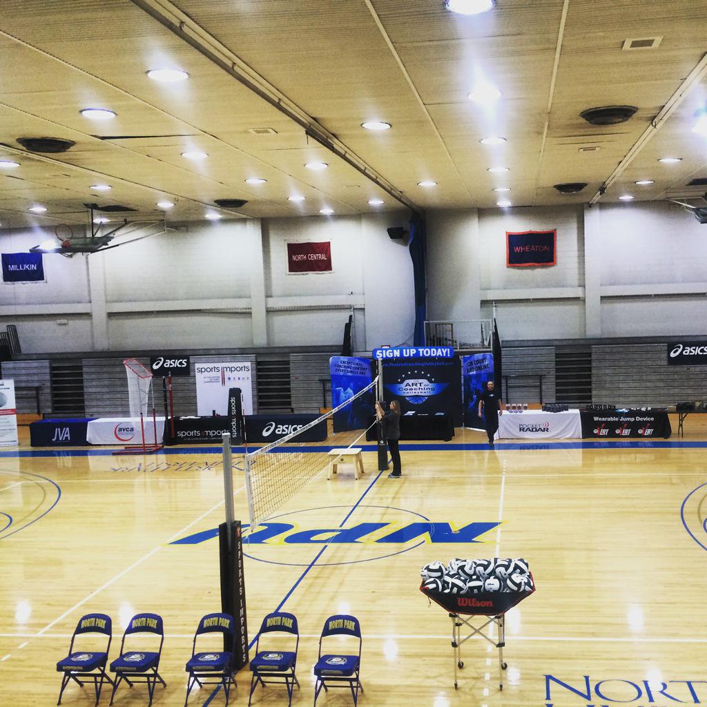 ArtofCoachingVB's tweet photo. All set up for the #AOCChicago Coaching Clinic. #coachvb Can't attend? Live stream it http://t.co/gce0xhT6kn http://t.co/T2g2SqAYcP
