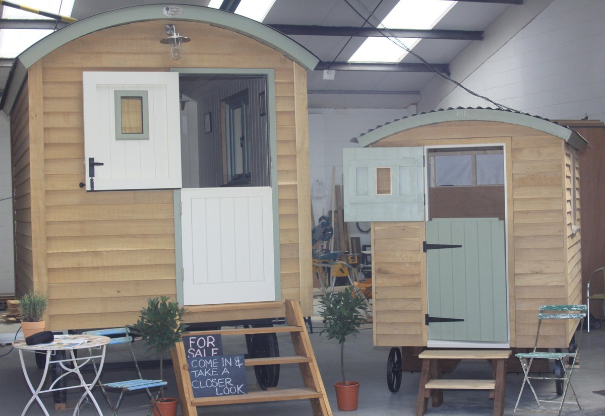 Bay_Tree_Huts's tweet photo. Abigail and Pip go on the open market. Both listed on Ebay. Search for shepherds hut and check them out. http://t.co/ZrunFzFvcT