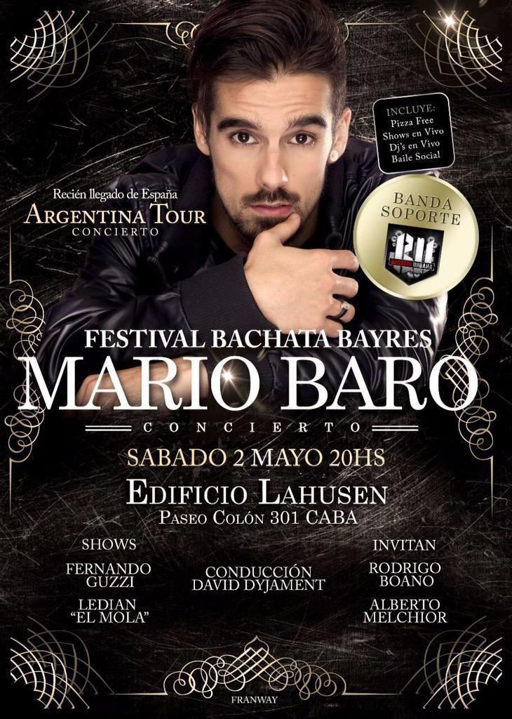 irenebaro's tweet photo. @_mariobaro disfruta muchísimo este gran día hermanito, a darlo todo! 💕 #TourArgentina #MarioBaro http://t.co/Gko1vlPnrm