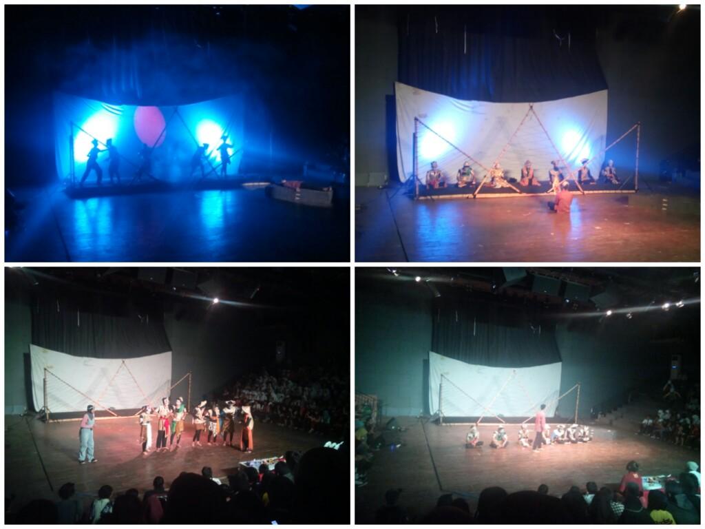 Teater Kosong (SMA 1 Surakarta) dgn judul "Dalang dan Wayang" yg berhasil menghibur dgn tingkah jenaka wayang²nya