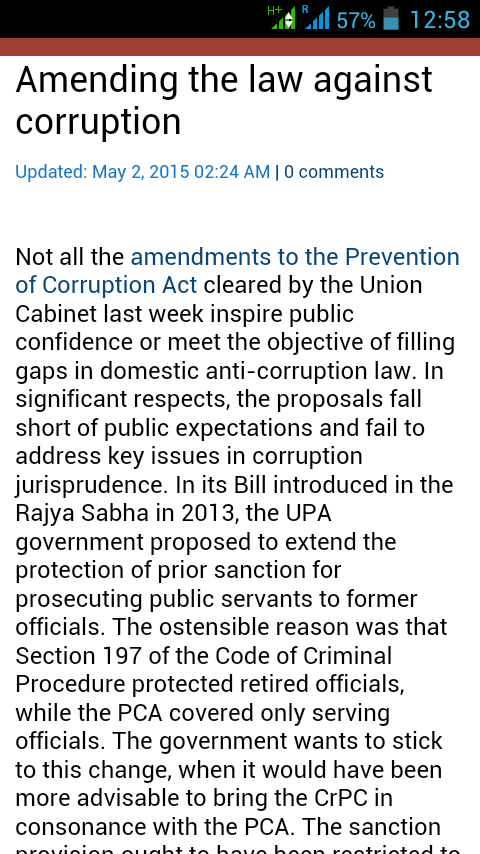iam_avi5's tweet photo. Compared wid Centre's amendment in Anticorruption Law,
Delhi Govt's ACB is best in Job, With #AAPHelpline in Action. http://t.co/HhClSroant