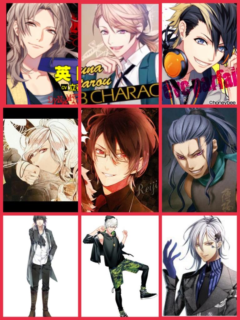 杏 Hyphen兼braintiger愛 Twitterissa 乙女ゲームの好きキャラ集めてみたw 特徴的には ロン毛 たらし とかかなー やっぱ偏る 笑 でもそれに合わない人もちゃんといる 笑 Http T Co Zuidsixqg9