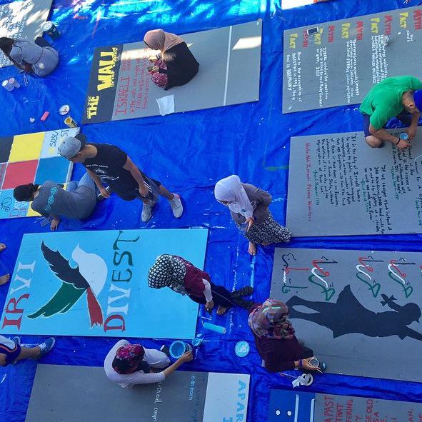 MSUUCI's tweet photo. A pic from today's AZW wall painting http://t.co/ikqCv8dX8O