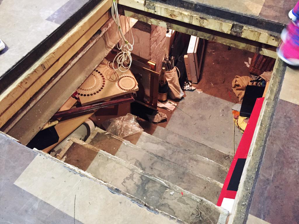SUPASFootloose's tweet photo. Props and set are being returned to the pit and Footloose is finally put to bed... http://t.co/2IaWzI28Ui