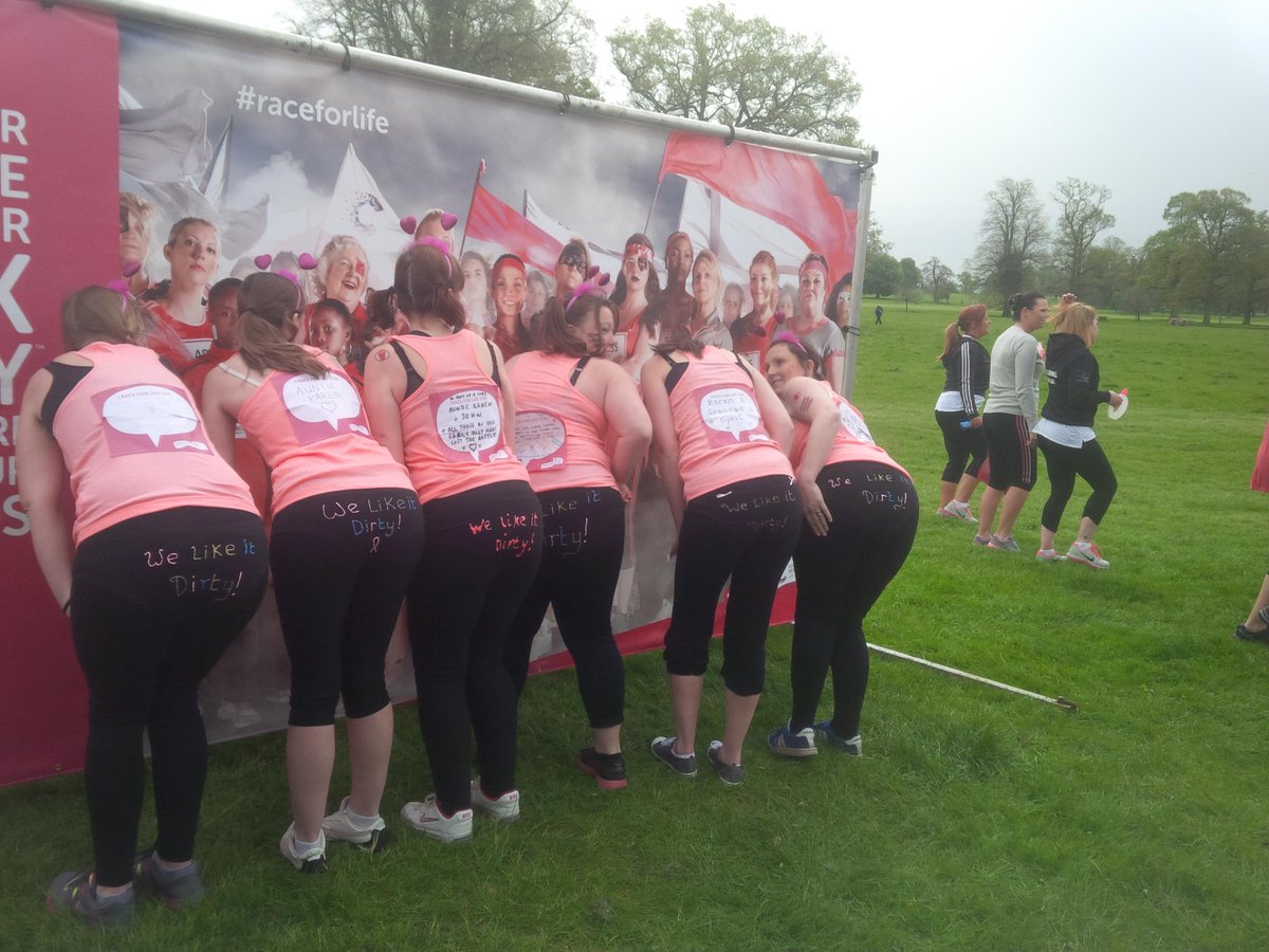 SharonBradburn's tweet photo. I'm all ready for @raceforlife Mud Run @ Weston Park in memory of my Dad for @CR_UK https://t.co/CL64Kwz1Du #BeatBigC http://t.co/WCcMybwL1P