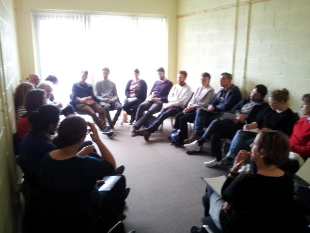 CiaranCuffe's tweet photo. Thanks #nimblespaces for fascinating Carlow conversations, looking forward to today's housing solutions from Callan http://t.co/nHvNR9AUJa