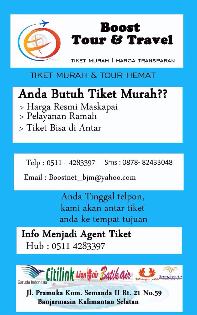 fakhriwardhani's tweet photo. Butuh tiket psawat &amp; voucher hotel@Boost_Travel @BanjarStudent @BeritaKalsel @idat_yanice @eockalsel @KalselEvent http://t.co/oCxizdxKeD