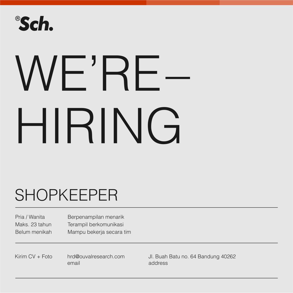 "<a href="/ouvalresearch/">Sch</a>: Freelance shopkeeper untuk ditempatkan di Bandung, Jakarta,Yogyakarta dan Denpasar
😉 "
Cc. <a href="/PascalR_/">Barella</a>