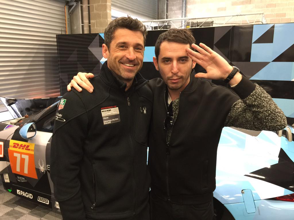 Racing meets Music: <a href="/PatrickDempsey/">Patrick Dempsey</a> and DJ <a href="/TheAvenerMusic/">TheAvener</a> #WEC6hSpa <a href="/FIAWEC/">FIA World Endurance Championship</a> <a href="/PorscheNewsroom/">Porsche Newsroom</a>