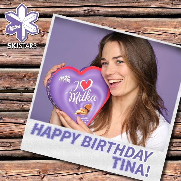 Happy Birthday Tina Maze. You\re the best       
