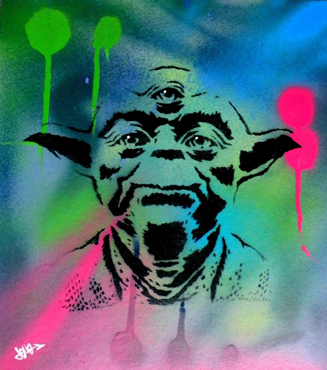 EmiTwo1's tweet image. Just finished these paintings, hella stoned I am.