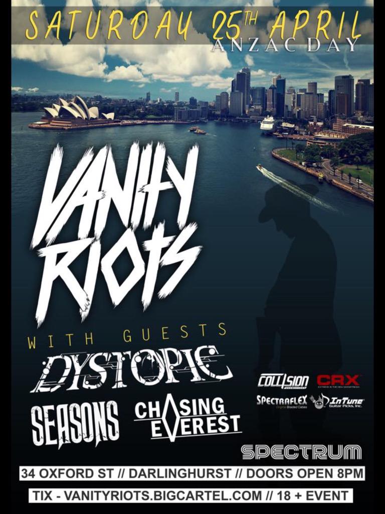 chasing_everest's tweet photo. We are playing this rad show at Spectrum tonight! Come down and hang with us. #chasingeverest #band #spectrum http://t.co/M0EjTSYTgE