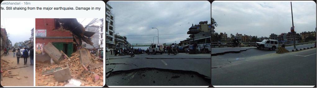 NdrBohara's tweet photo. Sooo sad about #earthquake in Nepal.
Pray to God for not loss of #Humanlifes http://t.co/wAqzDcgOop