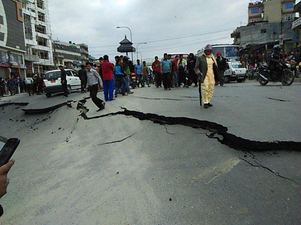 NdrBohara's tweet photo. Sooo sad about #earthquake in Nepal.
Pray to God for not loss of #Humanlifes http://t.co/wAqzDcgOop