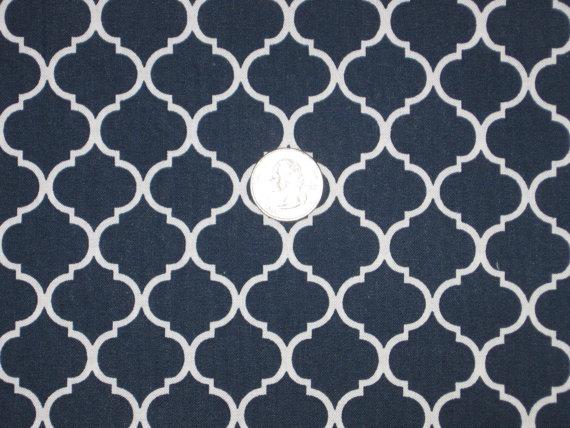 MoMaCreates's tweet image. Custom Baby Item arnd.co/P0Q2u  #shop #customitem #baby #quatrefoil #lattice #moroccantile #navy #style
