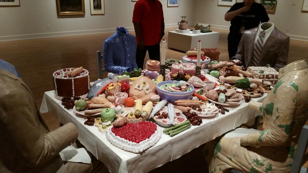 This piece of art really speaks to me .which one speaks to you..visit the ASU Art Museum and find out. #TempeFAM2015