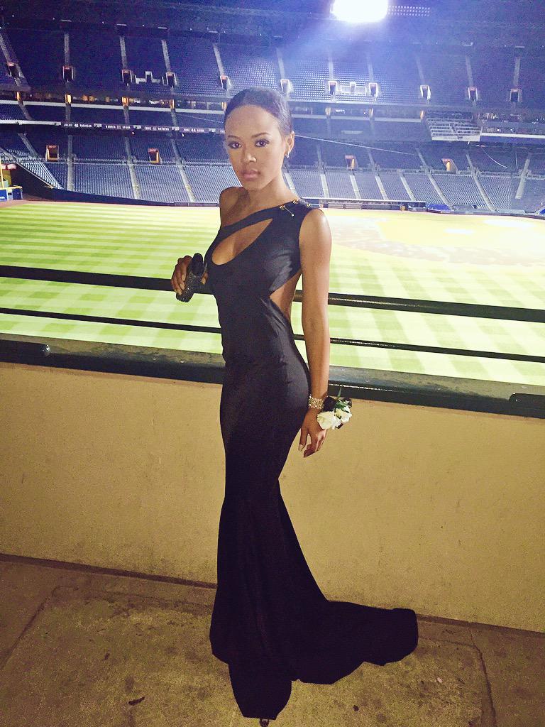 Serayah's tweet photo. His Prom #PromAgain #FamilyFriend #NiceNight http://t.co/k6laSykvEj