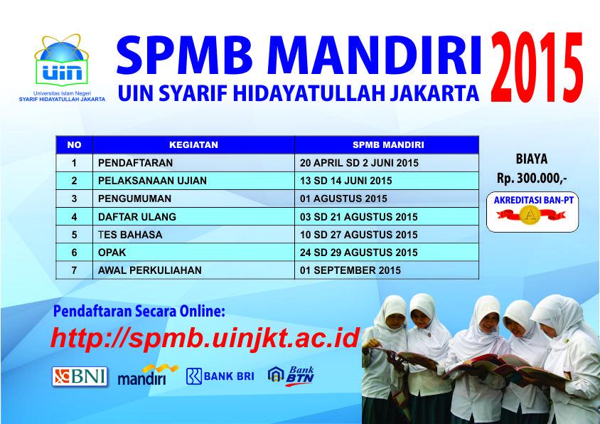willafadilah's tweet photo. @yopisyarofi "@uincommunity: Info tentang SPMB Mandiri UIN Jakarta 2015 http://t.co/zn66aqn7MU via @info_uinjkt http://t.co/hmwLnr14zw"