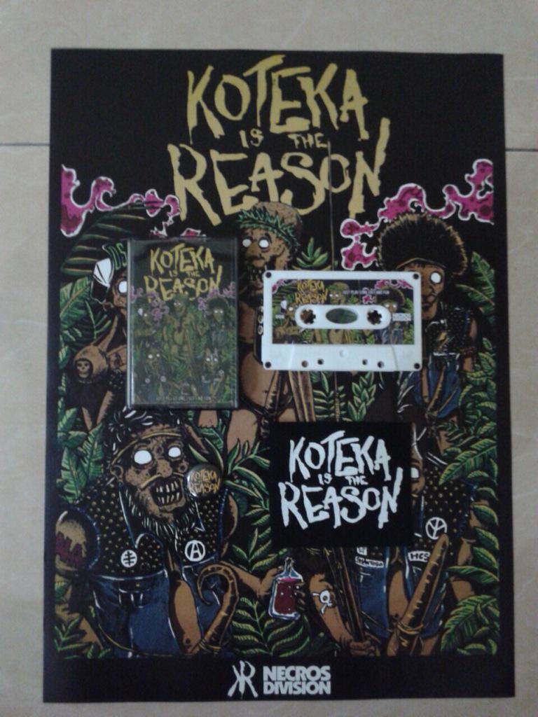 2nd Press cassete tape <a href="/kotekaislove/">KOTEKA IS THE REASON</a> sudah beredar