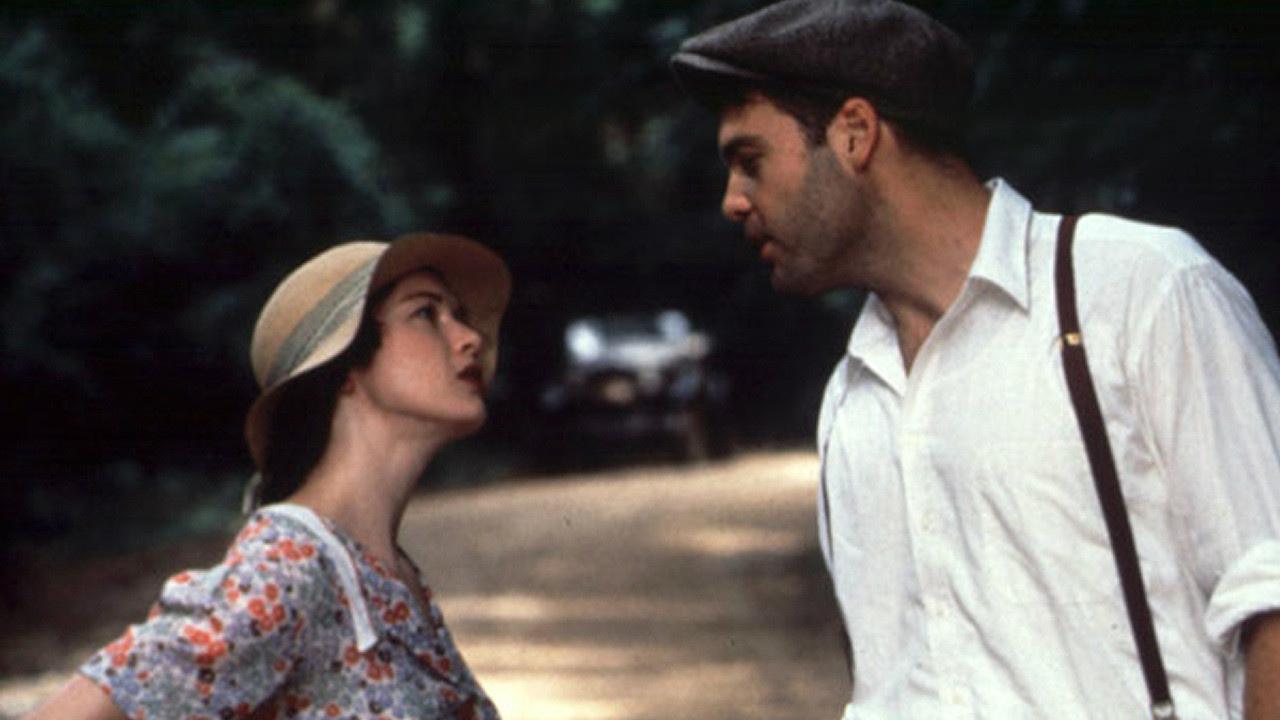 Renée Zellweger and Vincent D\Onofrio in THE WHOLE WIDE WORLD  1996.  Happy birthday Miss Zellweger. 