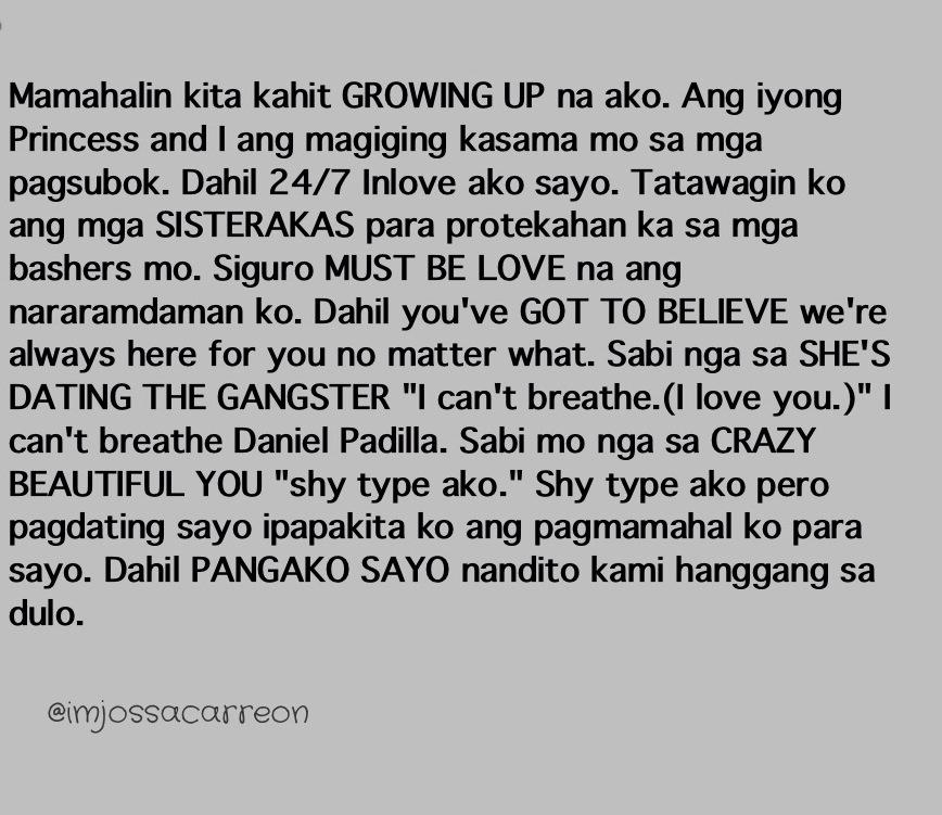 I love you, Daniel Padilla Happy 20th Birthday sayo in advance.    