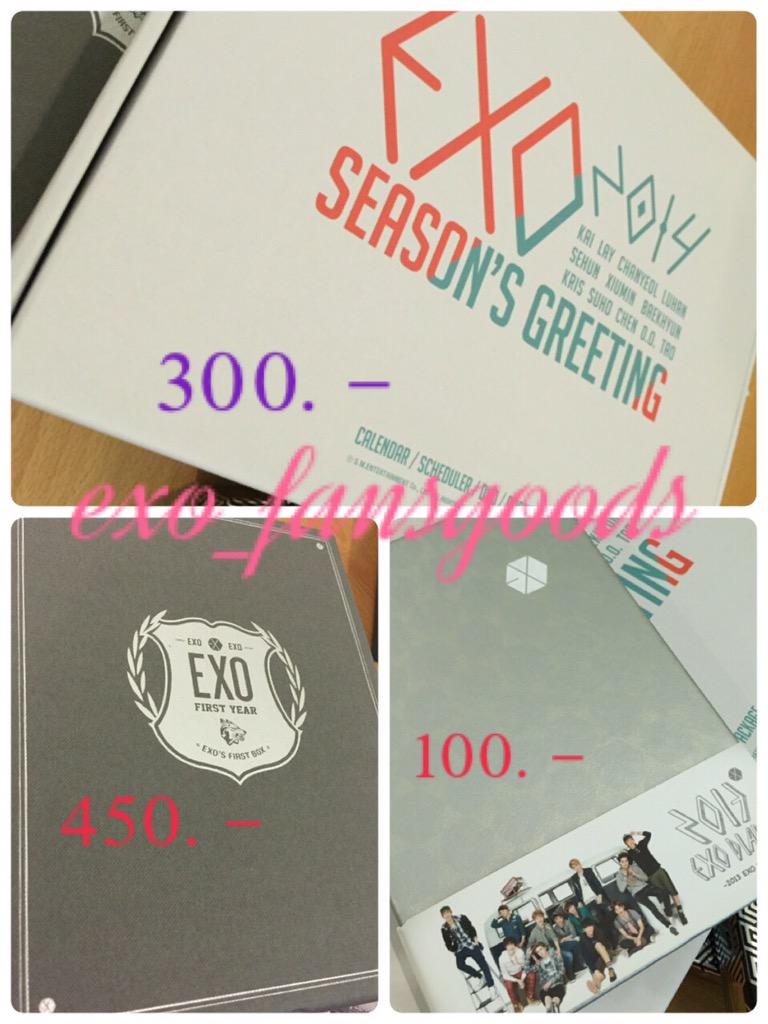 exo_fansgoods's tweet photo. @ErrorPOPAS [Pls RT] ขาย! สินค้าออฟฟิเชียล #EXO ราคาถูกมาก สนใจเมนชั่นได้เลยค่ะ #exofirstbox #seasonsgreeting http://t.co/fkBGokZtp6