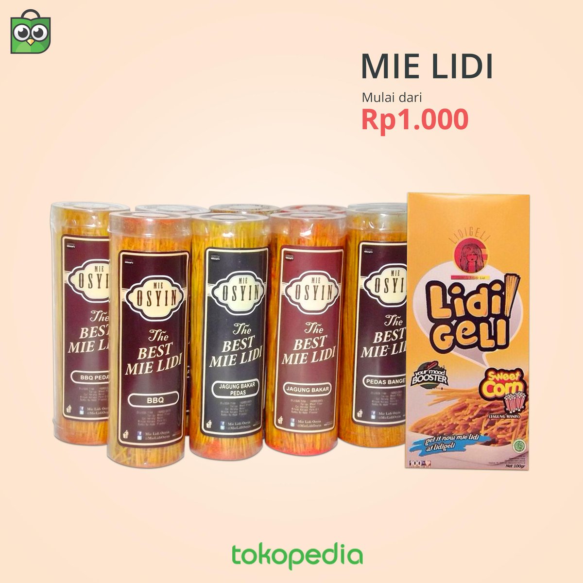 tokopedia's tweet photo. Hai #generasi90an , mana suaranya yg rindu dg cemilan Mie Lidi? http://t.co/UPSMHSocaN #TokopediaHotList http://t.co/kCTlQFn5Cf