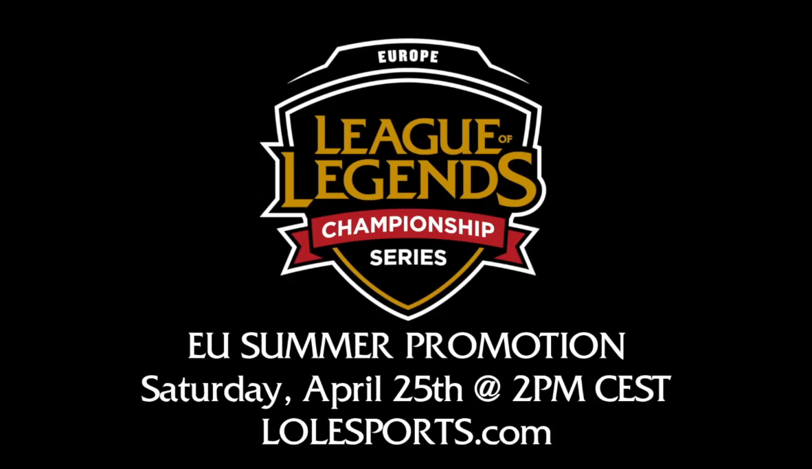 lolesports's tweet photo. Roccat, CWA, Giants &amp; RG compete for the last 2 spots in the EU LCS Summer Split today - tune in at 2PM CEST! #LCS http://t.co/PU6Odv3GxT