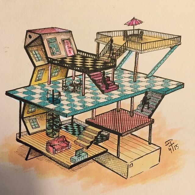 spenya's tweet photo. More #oldschool colors!! #spenya_art #draw #art #doodle #zendoodle #zentangle #micron #instaart #creative #pigmamic… http://t.co/Iz90JR6g8Z