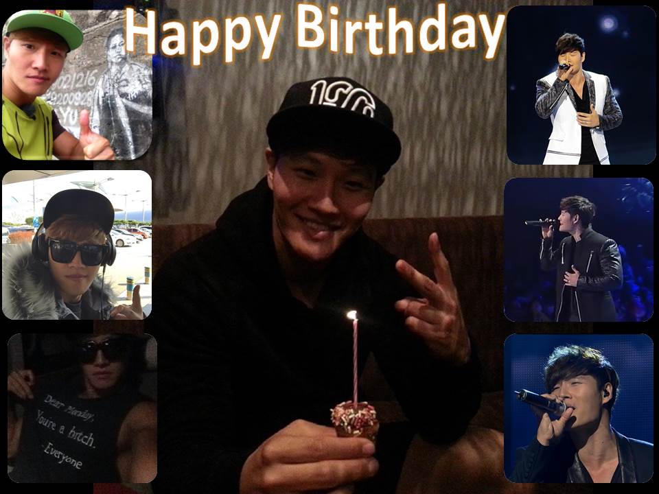  Happy Birthday to our one man Kim Jong Kook~   