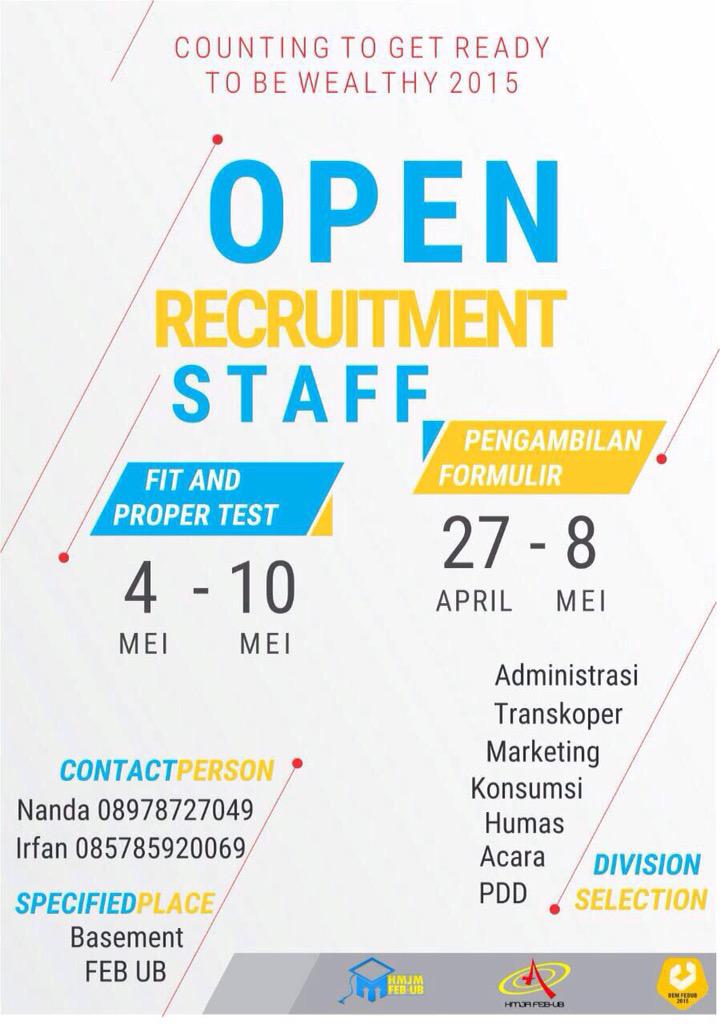 akunUB14's tweet photo. Staff recruitment of GRTW 2015. To apply, visit their booth at Basement FEB UB. Are you ready? http://t.co/tcWjvx2jNi