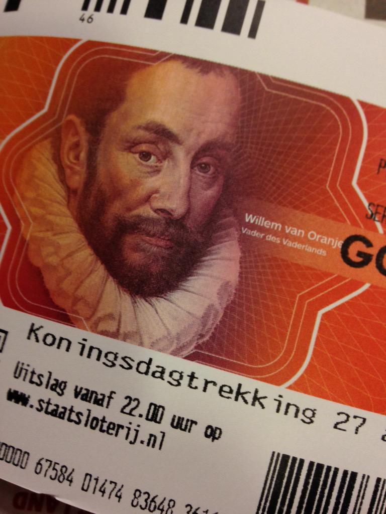 Vergeet vandaag niet de koningsdagtrekking van maandag! Kan nog tot 5 uur...