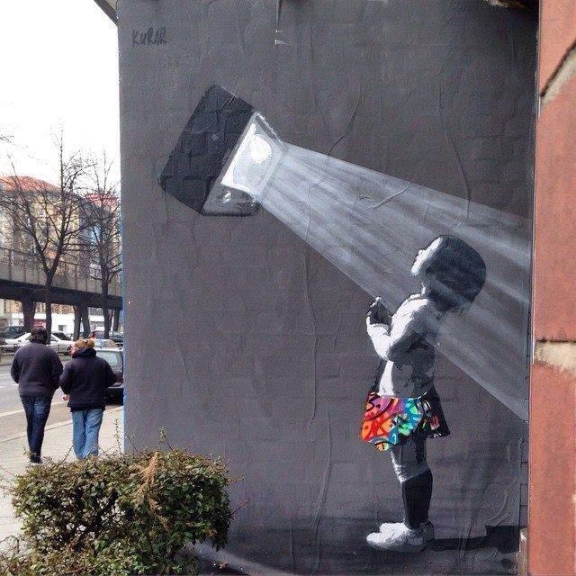 Television is an anesthetic for the pain of the modern world.
Artist: Kurar