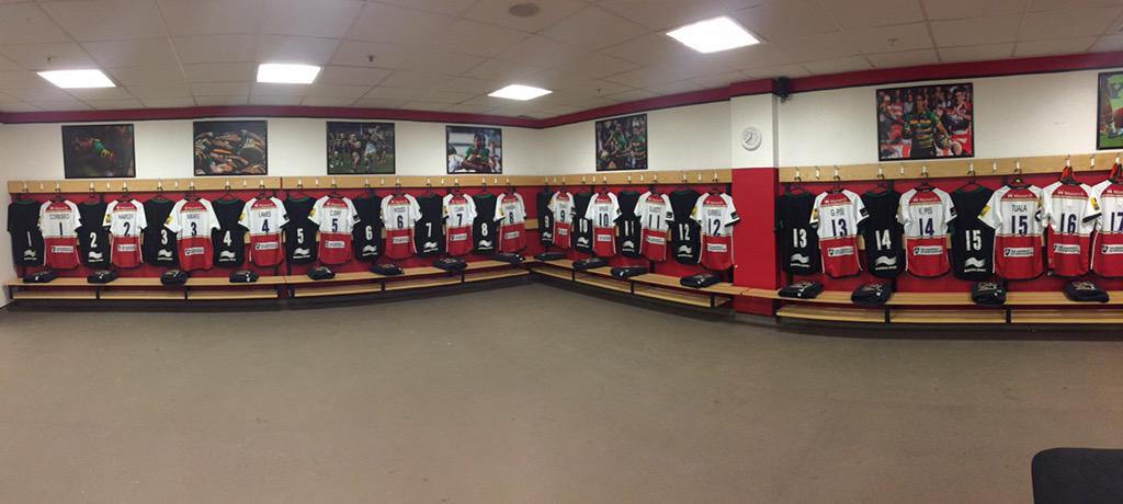 SaintsRugby's tweet image. All set up ready for the team to arrive! #BestOfEnglish @HelpforHeroes
